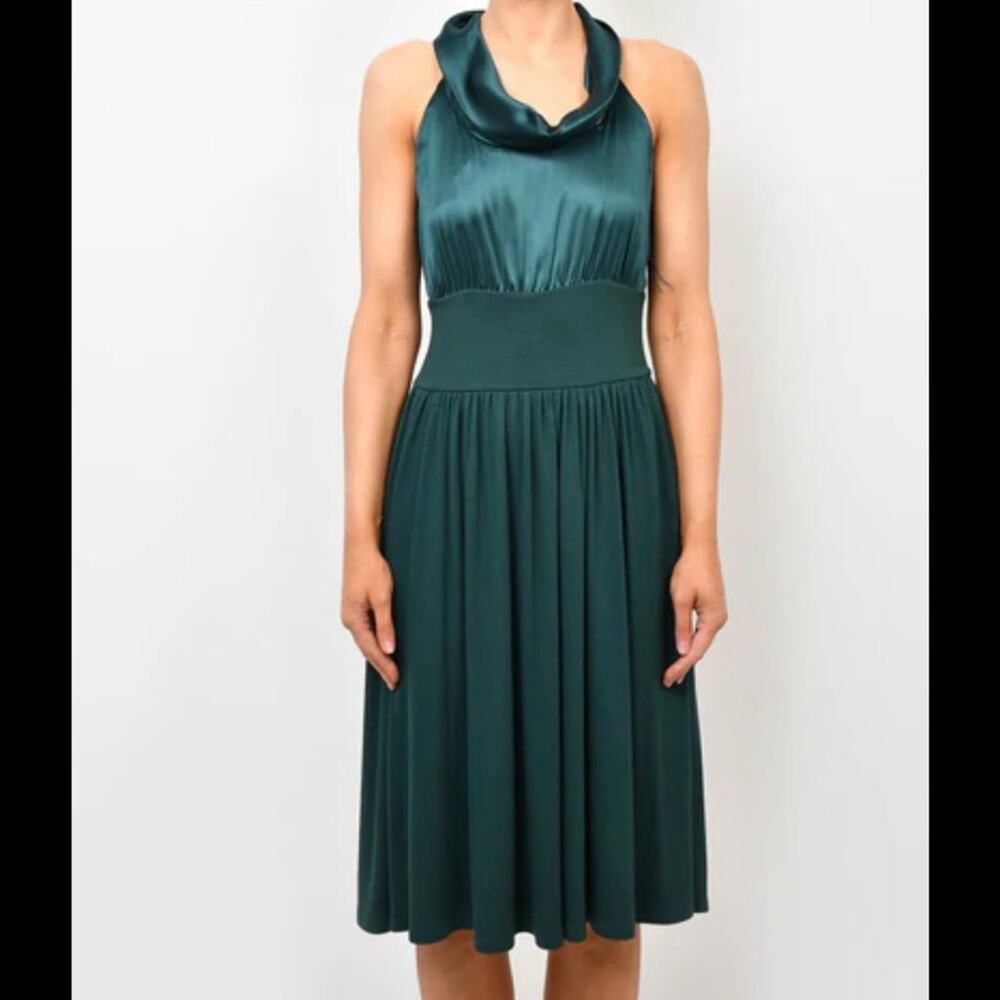 EUC: MaxMara Forest Green Dress Size 46 (U.S.10)